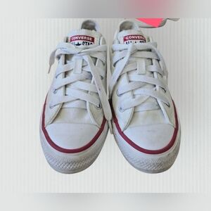 Converse White and Red Sneakers😍